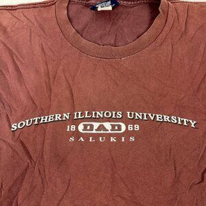 Vintage JanSport Southern Illinois University Salukis T-Shirt Size L Brown